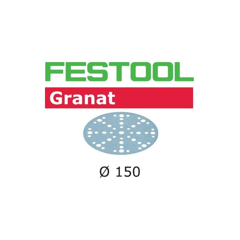 Disque abrasif - FESTOOL 575162 - Ø 150 mm - grain 80 - Bte 50
