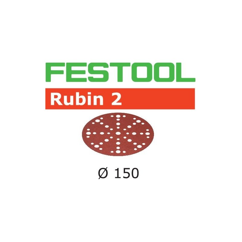 Disque abrasif - FESTOOL 575189 - Ø 150 mm - grain 100 - Bte 50