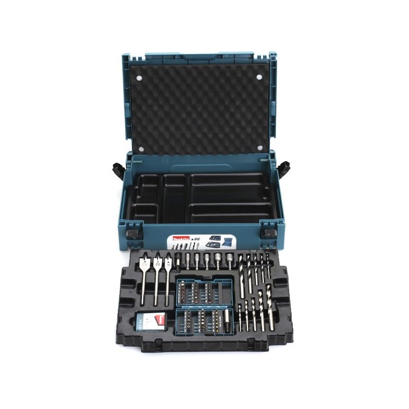 Coffret 66 accessoires de perçage et vissage - MAKITA B-43044 Coffret 66 accessoires de perçage et vissage - MAKITA B-43044