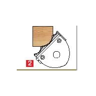 Jeu de tête 1/4 de rond - ELBE PG040020 - ht 50 mm - r 5, 10 et 15 mm