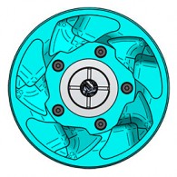 Ecrou déflecteur - ELBE TWISTER - pour mandrin HSK63F ER40