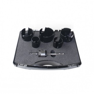 Coffret 5 trépans - LEMAN 8000.05 - carbure - Ø 35 à 68 mm