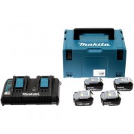Pack batteries - MAKITA 197626-8 - 4 x BL1850B - 18 V Li-ion - 5,0 Ah