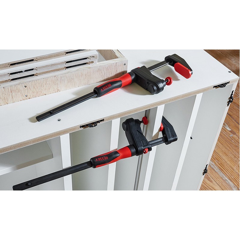Serre-joint à engrennage - BESSEY GK15 - 150x60 mm - rail 19 x 6 mm