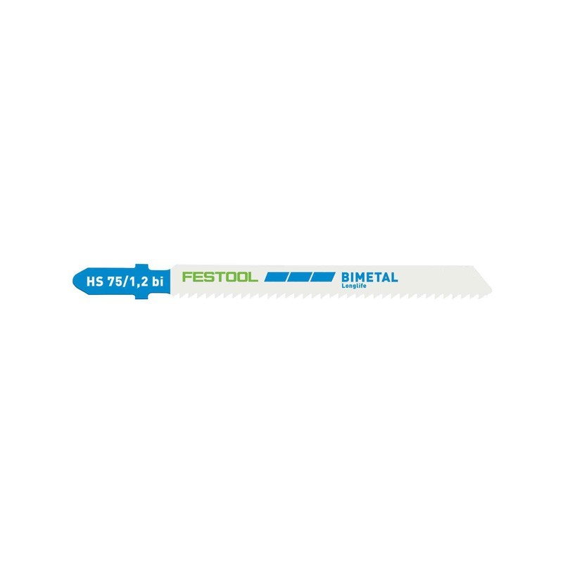 Lame de scie sauteuse - FESTOOL 204270 - HS75/1,2 BI - 5 lames