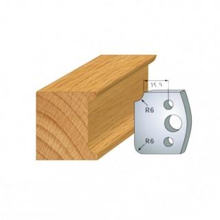 Couteau - LEMAN 800.173 - r 6 mm - la paire Couteau - LEMAN 800.173 - r 6 mm - la paire