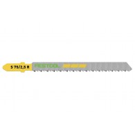 Lame de scie sauteuse - FESTOOL 204259 - S 75/2,5 R - 5 lames