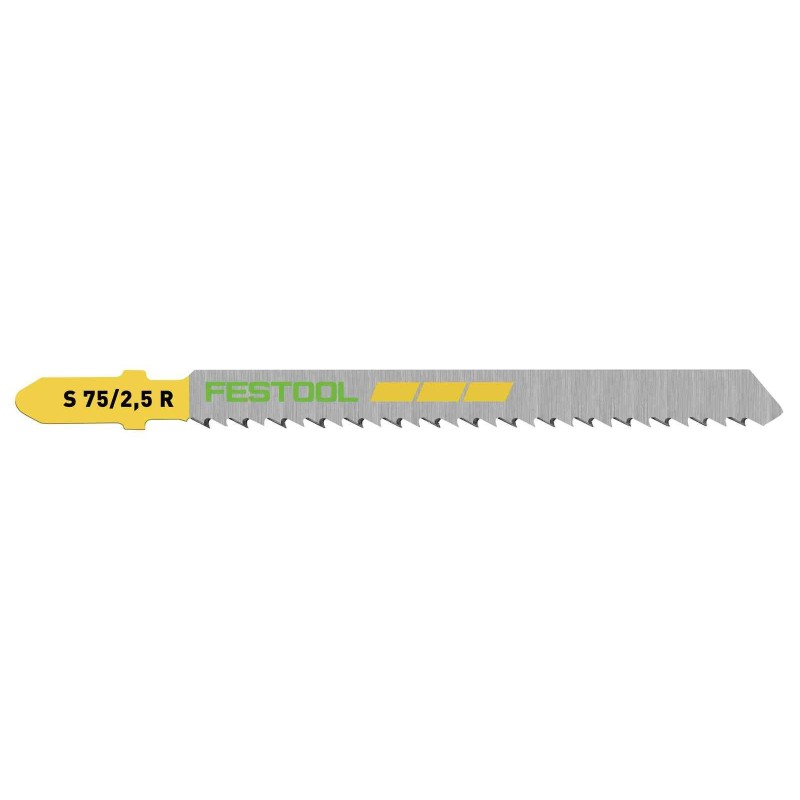 Lame de scie sauteuse - FESTOOL 204259 - S 75/2,5 R - 5 lames Lame de scie sauteuse - FESTOOL 204259 - S 75/2,5 R - 5 lames