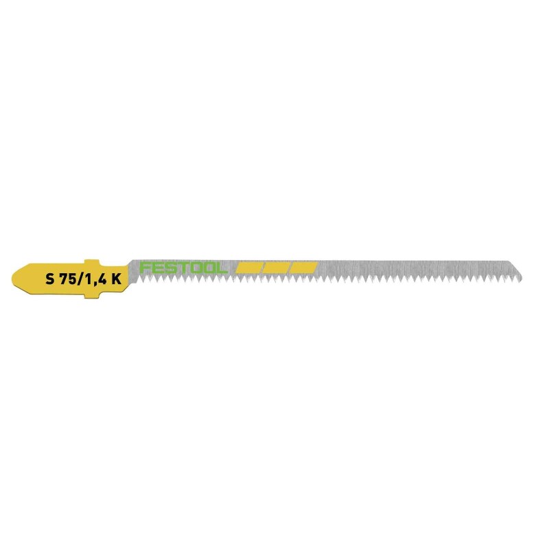 Lame de scie sauteuse - FESTOOL 204267 - S75/1,4K - 5 lames