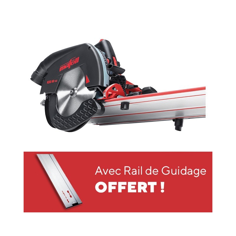 Lot scie circulaire - MAFELL KSS 60 91B101 - 1800 W - 61 mm