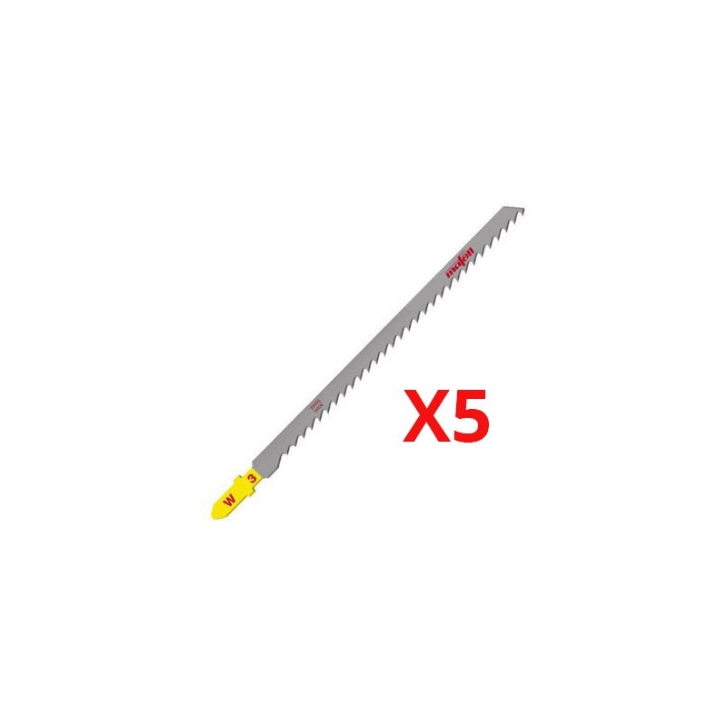 Lame de scie sauteuse - MAFELL 093702 - W3 - 125 mm - 5 lames