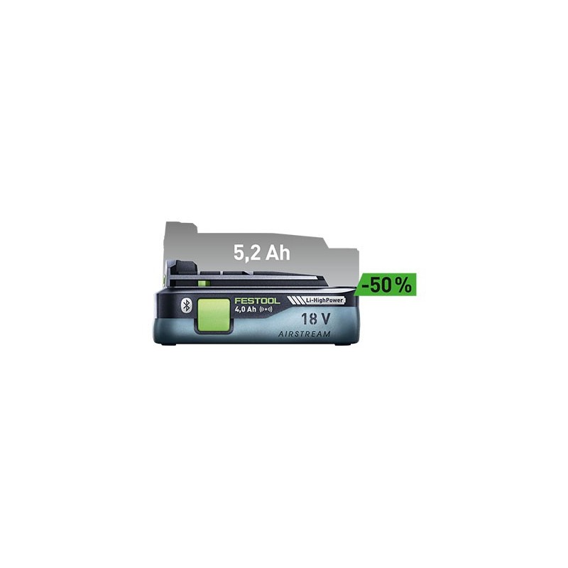 Batterie - FESTOOL 205034 - BP18 Li 4,0 HPC-ASI - 18 V Li-ion - 4,0 Ah