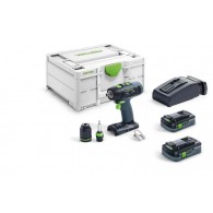 Perceuse-visseuse - FESTOOL T18+3 HPC 4,0 I-Plus 574756 - 18 V Li-ion