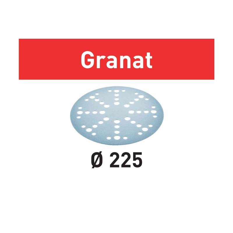 Disque abrasif - FESTOOL 205654 - Ø 225 mm - grain 60 - 25 pièces