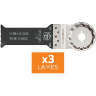 Lot 3 lames - FEIN 201 - Bi-métal - Starlock Max - 78 x 32 mm