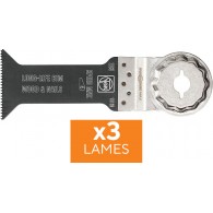 Lot 3 lames - FEIN 203 - Bi-métal - Starlock Max - 78 x 42 mm