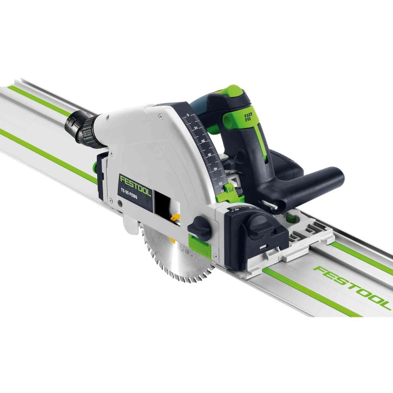 Scie circulaire - FESTOOL TS 55 FEBQ-Plus-FS 577010 - 55 mm - rail Scie circulaire - FESTOOL TS 55 FEBQ-Plus-FS 577010 - 55 mm - rail