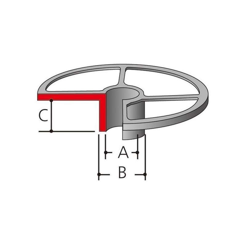 Guide à copier - MAKITA 164393-0 - Ø 20 mm - pour RP0910XJ
