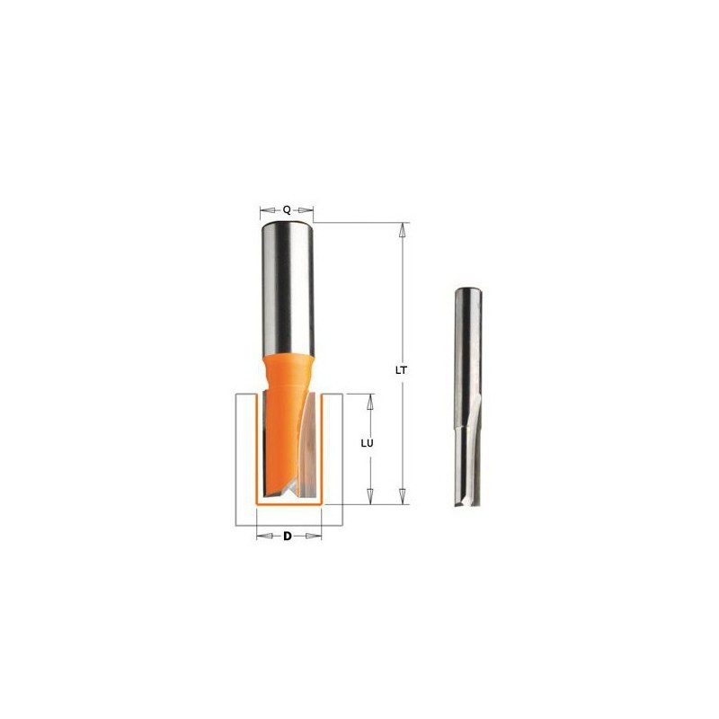Mèche à défoncer - CMT 71110011 - Ø 11 x l 20 x L 48 mm - Q6