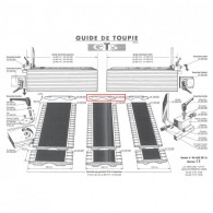 Guide Alu de protection - ELBE GT240003 - ép 3 mm x L 240 mm