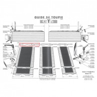 Guide Alu de protection - ELBE GT290003 - ép 3 mm x L 290 mm