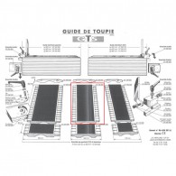 Garniture de protection - ELBE GT240400 - H 400 mm x L 240 mm