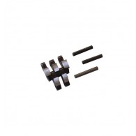 Lot de 2 maillons de chaîne à mortaiser - 16 mm - pas B français