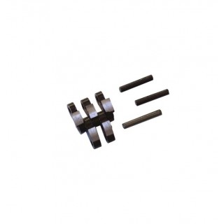 Lot de 2 maillons de chaîne à mortaiser - 6 mm - pas B français Lot de 2 maillons de chaîne à mortaiser - 6 mm - pas B français