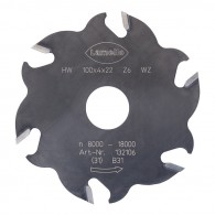 Fraise à rainer carbure - LAMELLO 132106 - 100x4x22 mm - Z6