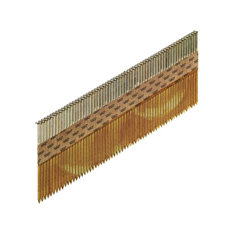 Clou - SENCO 8000342 - bandes 34° - 2,8x70 mm - ann. acier - bte 3000 Clou - SENCO 8000342 - bandes 34° - 2,8x70 mm - ann. acier - bte 3000