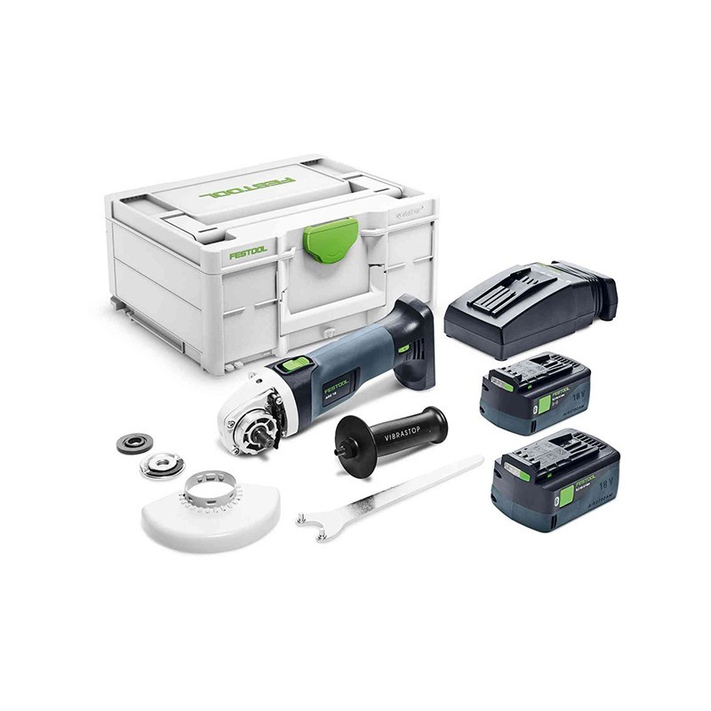 Meuleuse d'angle - FESTOOL AGC 18-125 5,2 EBI-Plus - 18 V - Ø 125 mm