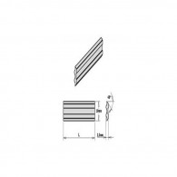 Couteau acier - TERSA HSS300 - L 300 mm