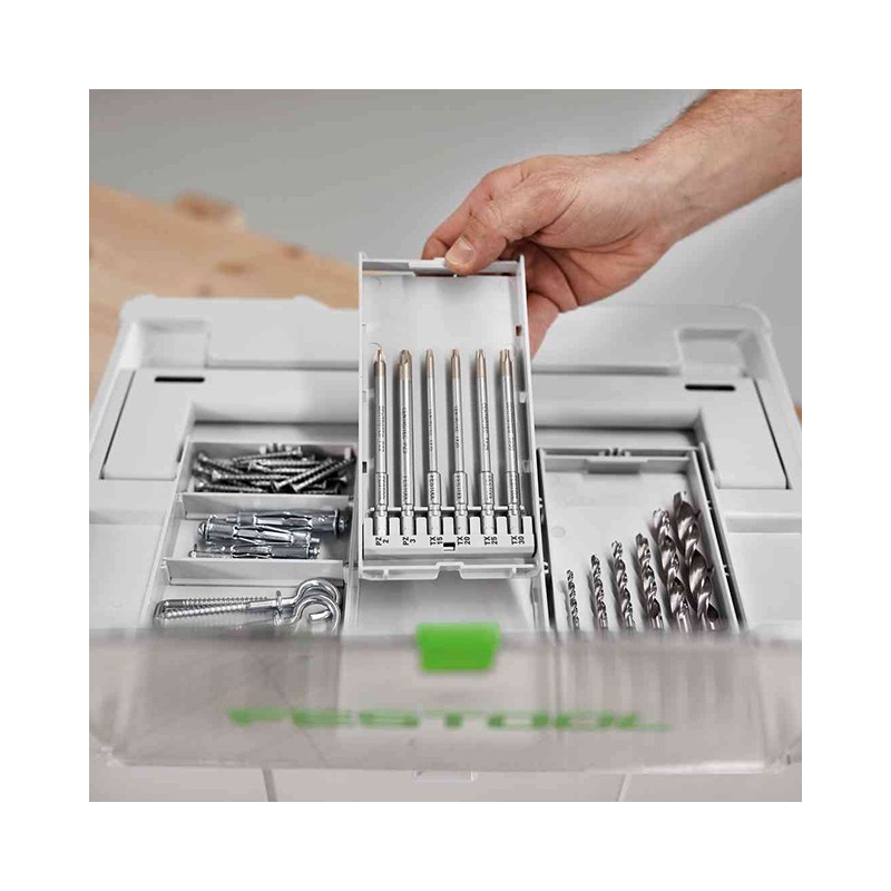 Coffret 7 forets à béton - FESTOOL 577398 - Ø 5 à 12 mm