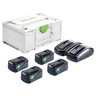Set énergie - FESTOOL 577136 - SYS 18V 4x5,2/TCL 6 DUO Set énergie - FESTOOL 577136 - SYS 18V 4x5,2/TCL 6 DUO