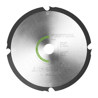 Lame diamant - FESTOOL 205769 - Ø 168x1,8x20 F4 Lame diamant - FESTOOL 205769 - Ø 168x1,8x20 F4