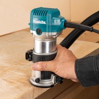 Affleureuse Défonceuse multifonctions - MAKITA RT0702CX3J - Ø 6-8 mm