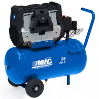 Compresseur silencieux - ABAC - 2 CV/24 L - 230 l/min - 230 V
