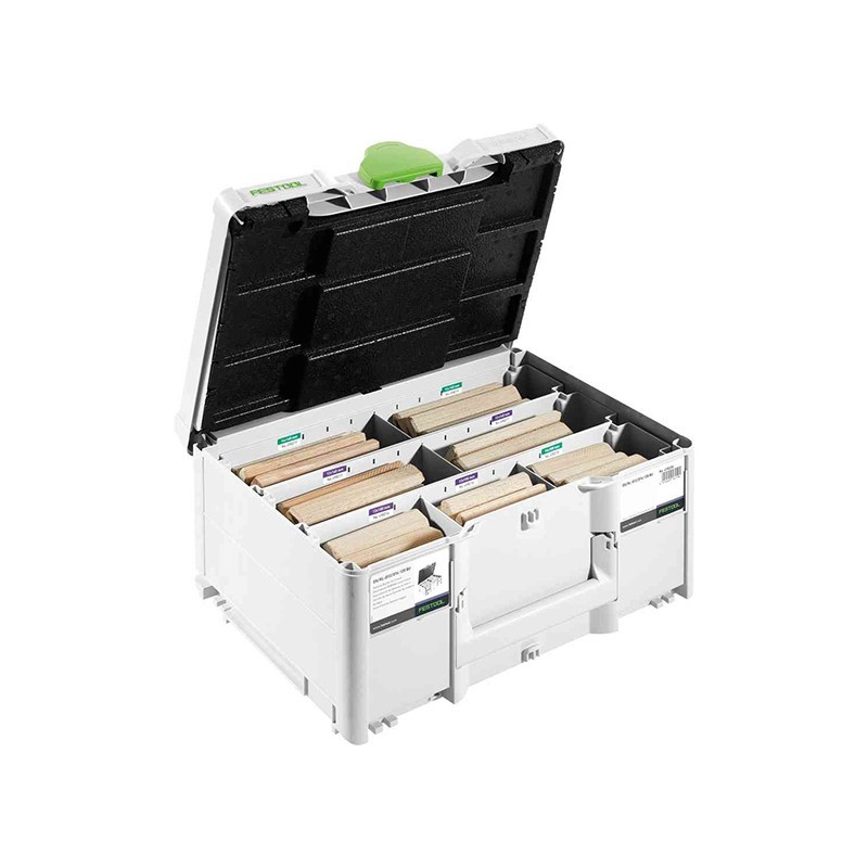 Assortiment de dominos - FESTOOL 576792 - XL 12 et 14 - 128 pièces