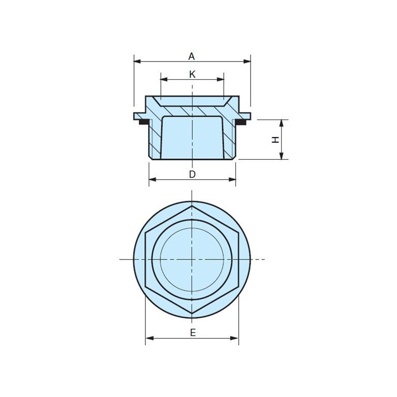 Indicateur de niveau - APAAX 6311015 - 1/2"G
