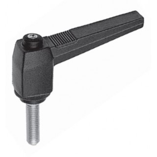 Poignée débrayable filetée - APAAX 6358780 - M16 x L 70 mm - plastique