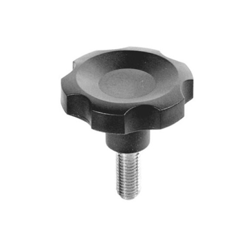 Volant fileté - APAAX 6372275 - M10 X L 50 mm - Ø 50 mm - plastique