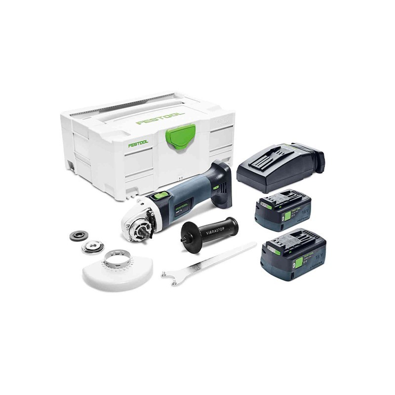 Meuleuse d'angle - FESTOOL AGC 18-125 5,0 EBI-Plus - 18 V - Ø 125 mm