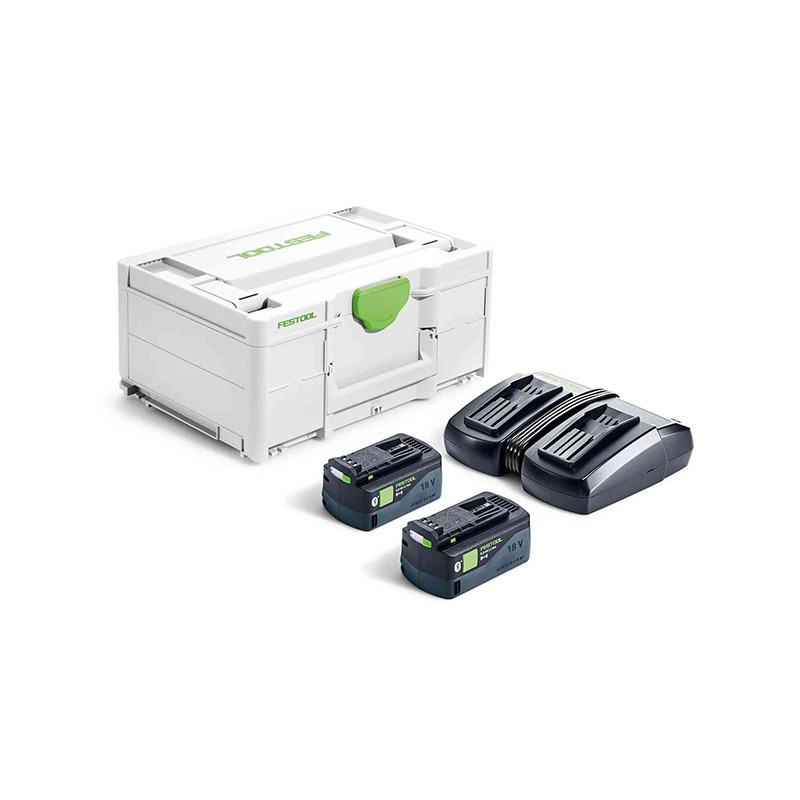 Set énergie - FESTOOL 577707 - SYS 18V 2x5,0/TCL 6 DUO