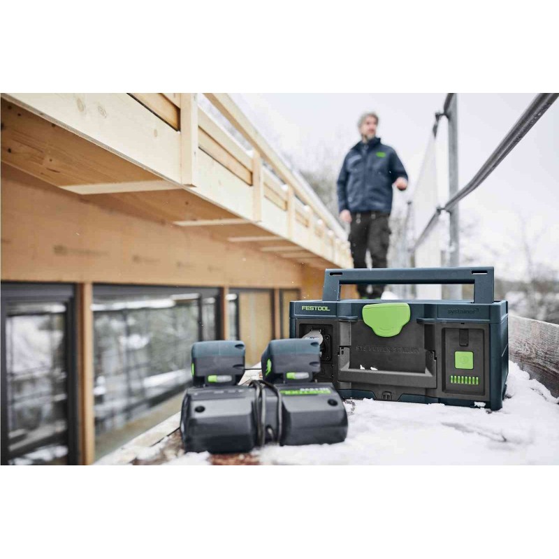 Chargeur double - FESTOOL 577017 - TCL6 DUO - 10,8-18 V Li-ion - 2x6 A