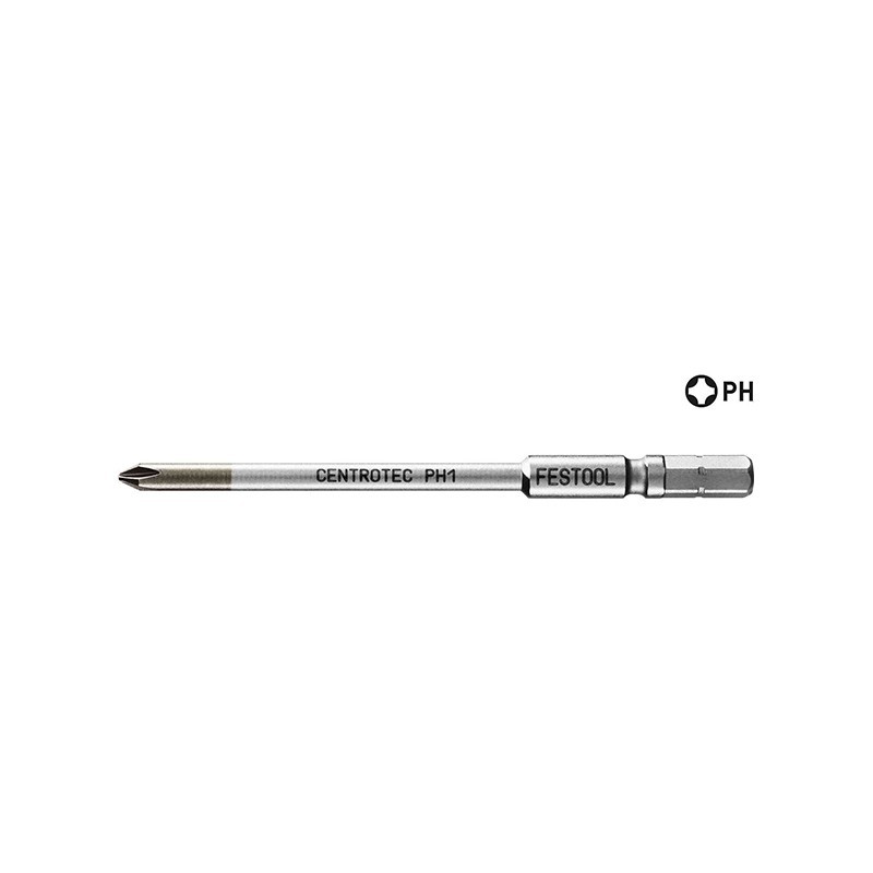 Embout de vissage - FESTOOL 500844 - PH1 - L 100 mm - 2 pièces