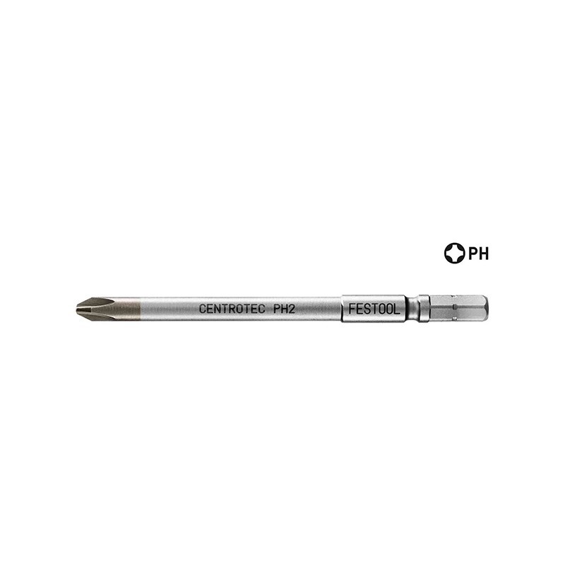 Embout de vissage - FESTOOL 500845 - PH2 - L 100 mm - 2 pièces