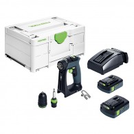 Perceuse-visseuse - FESTOOL CXS 18 C 3,0 Plus 576883 - 18 V Li-ion