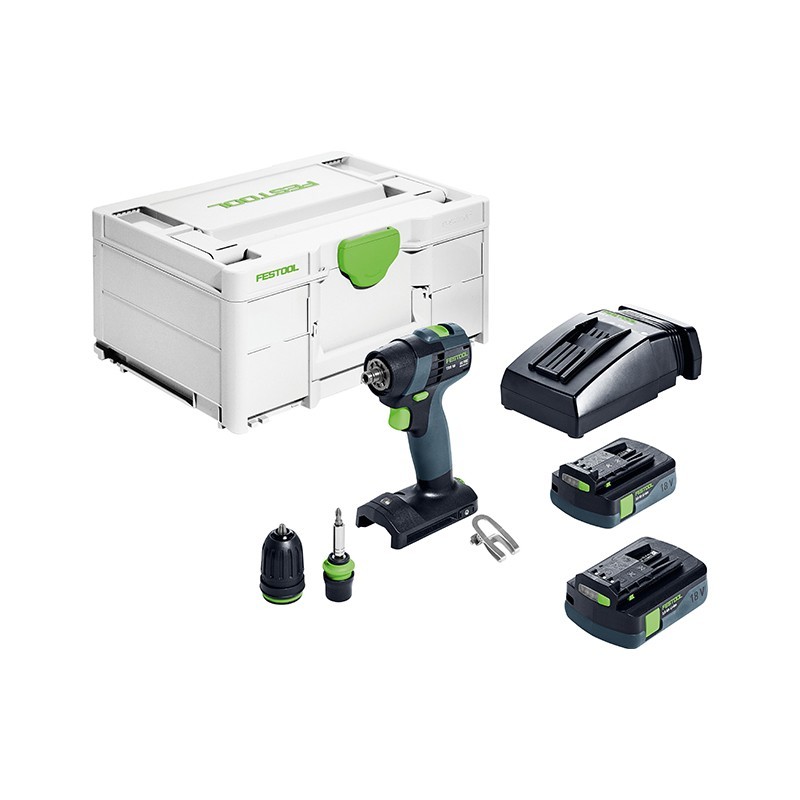 Perceuse-visseuse - FESTOOL TXS 18 C 3,0 Plus 576895 - 18 V Li-ion