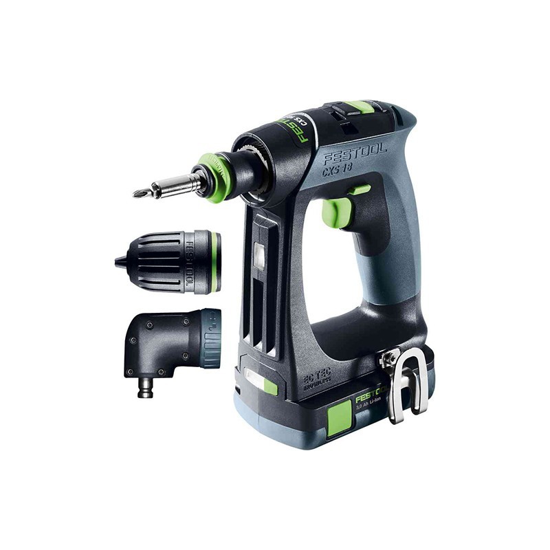 Perceuse-visseuse - FESTOOL CXS 18 C 3,0 Set 576884 - 18 V Li-ion