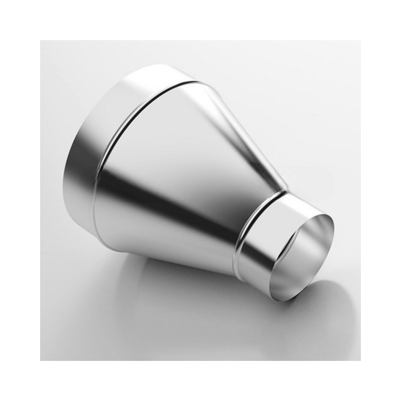 Cône de réduction bords lisses - Ø 100 Int / 80 Flex. - L 160 mm Cône de réduction bords lisses - Ø 100 Int / 80 Flex. - L 160 mm